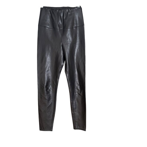 Wilfred Free Womens Black Faux Leather Leggings XS - Picture 2 of 5
